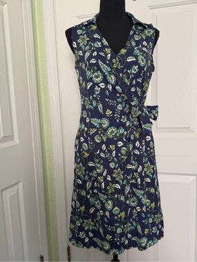 NWT Talbots Effortless Jersey Bella Dress with Tie Waist Size Small